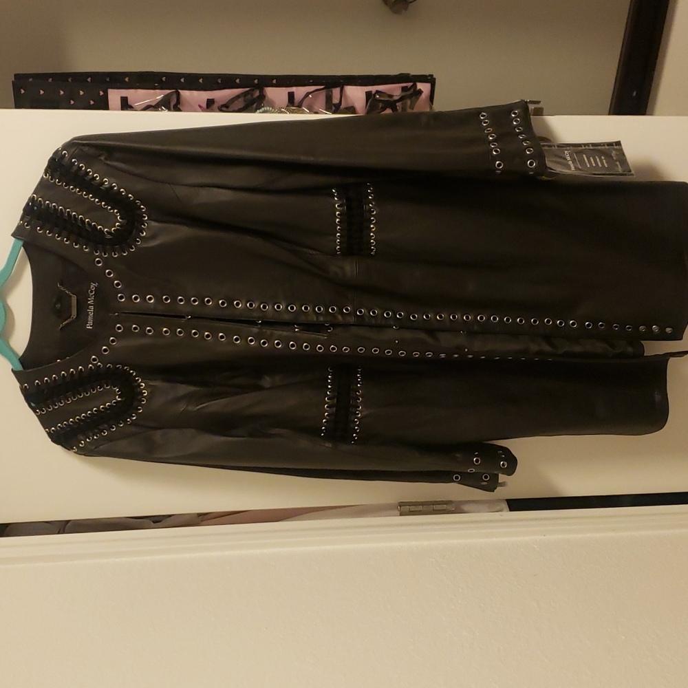 Pamela McCoy genuine leather jacket